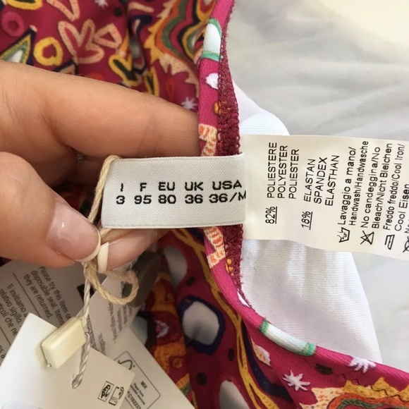 Moschino Multi Swim One-Piece 36 Medium Swim $295 - Picture 4 of 4